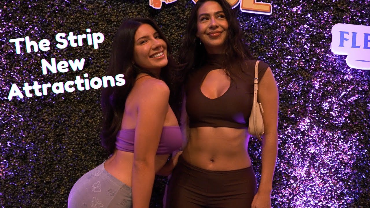 Las Vegas New Attractions Update on The Strip, 4K video
