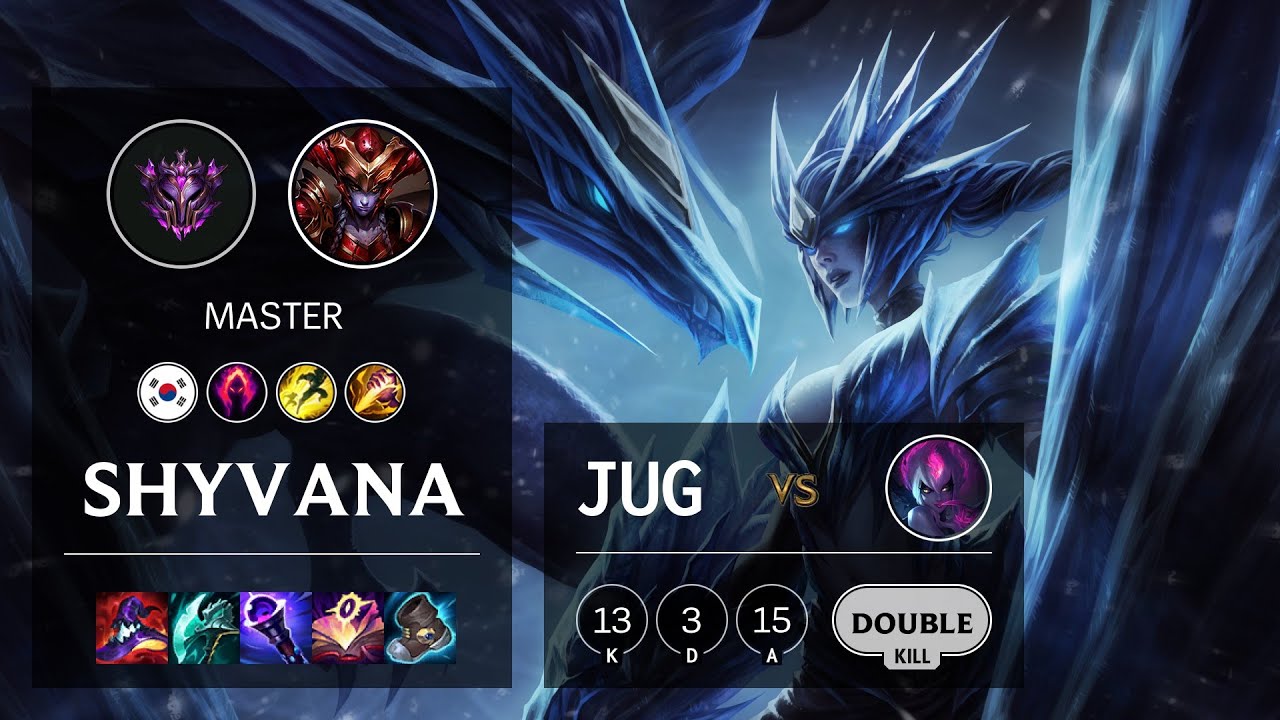 Shyvana Jungle vs Evelynn - KR Master Patch 10.23