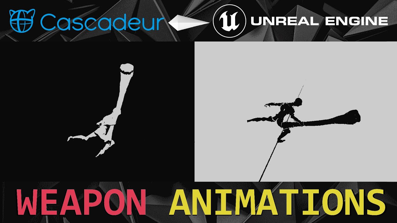 Cascadeur & UE5 Animation Setup | Characters with Weapons