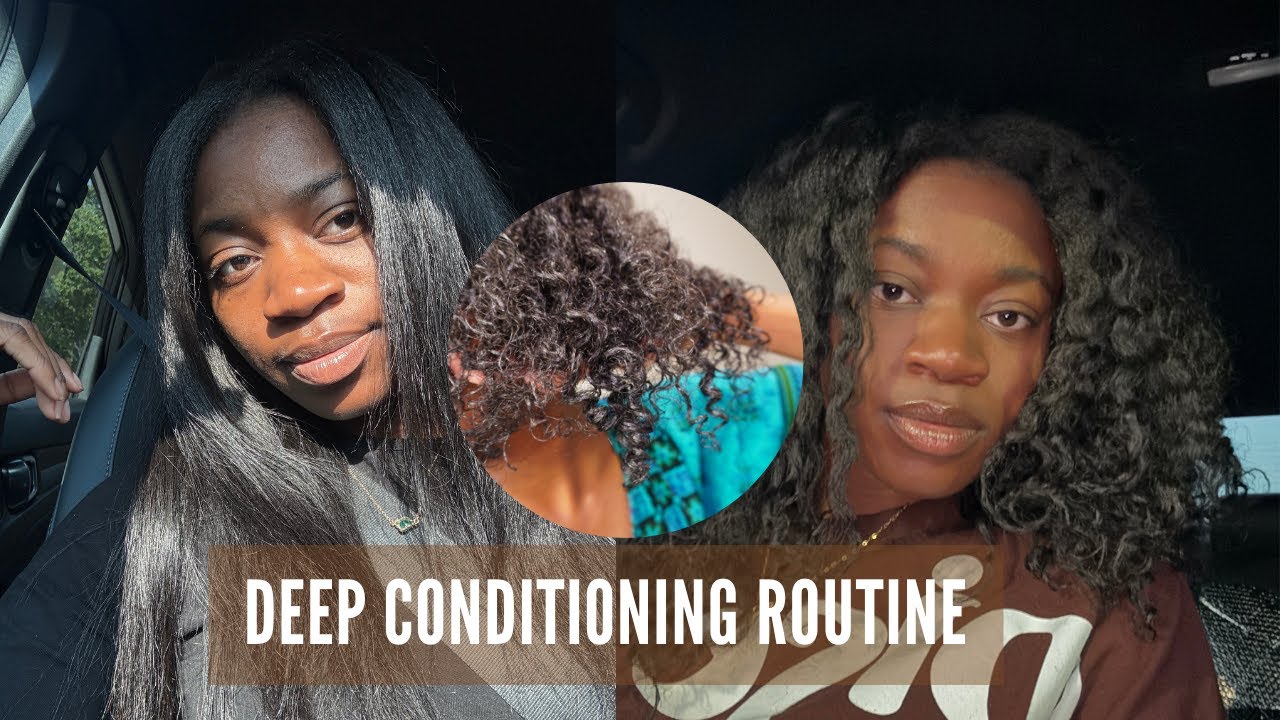 Repairing my HEAT DAMAGED Natural Hair With Deep Conditioning | Reviving My Natural Hair EP 2