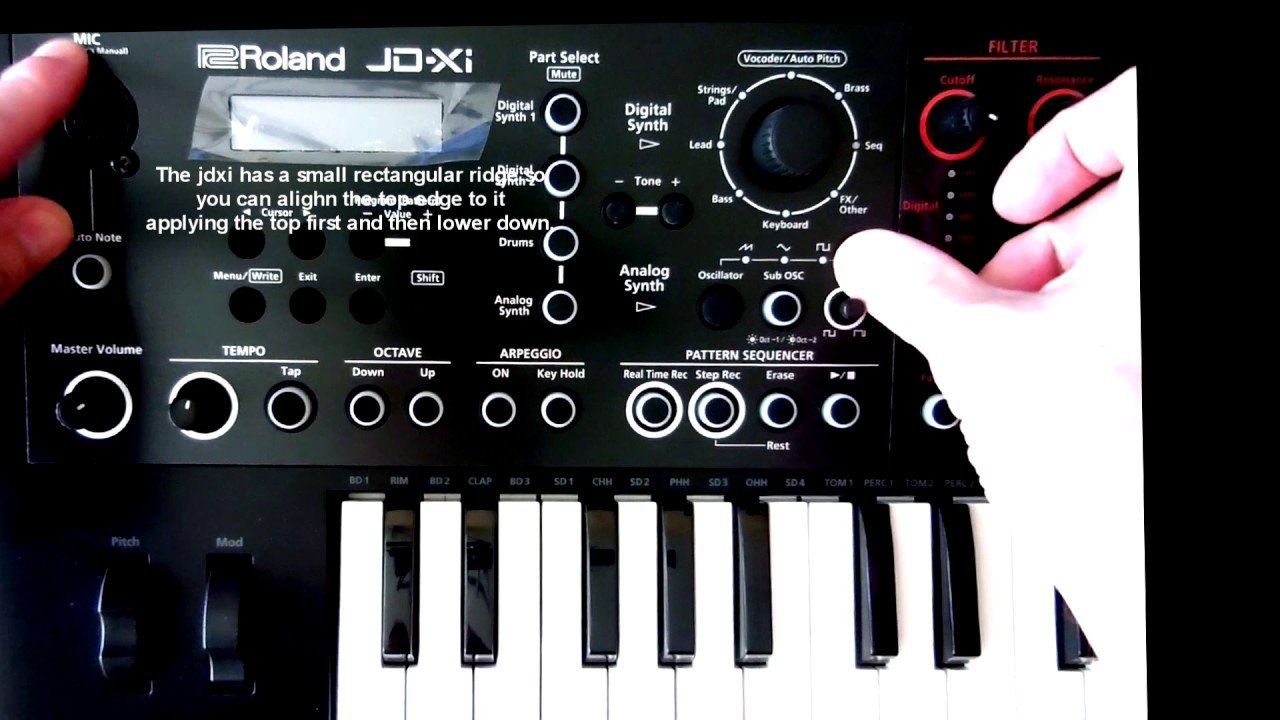 Roland JD-XI - Installing the new official overlay
