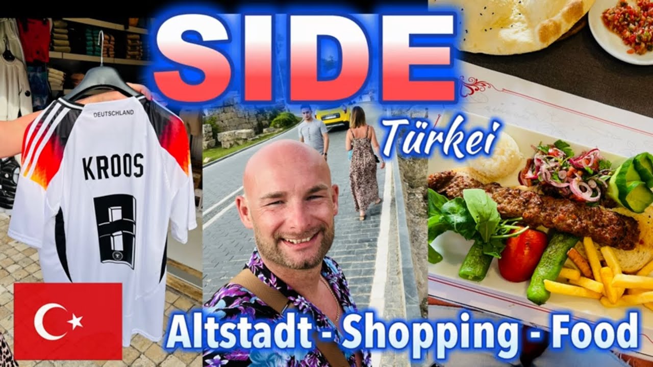 SIDE Türkei 🇹🇷 | Antik Kent Altstadt | Shopping | Food |  Mai 2024 | Reise VLOG #side #türkei