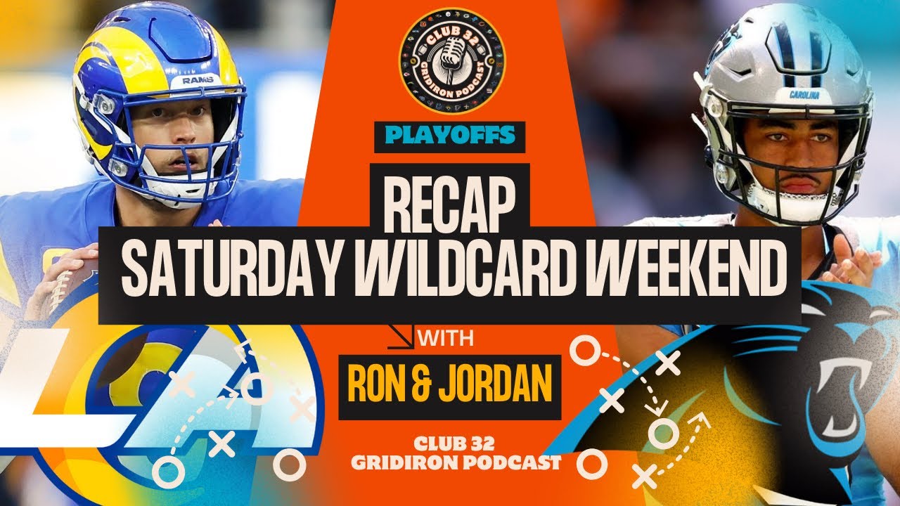 Rams EDGE Panthers 34–31! 🐏 Wild Card Thriller Breakdown | Club32 Podcast