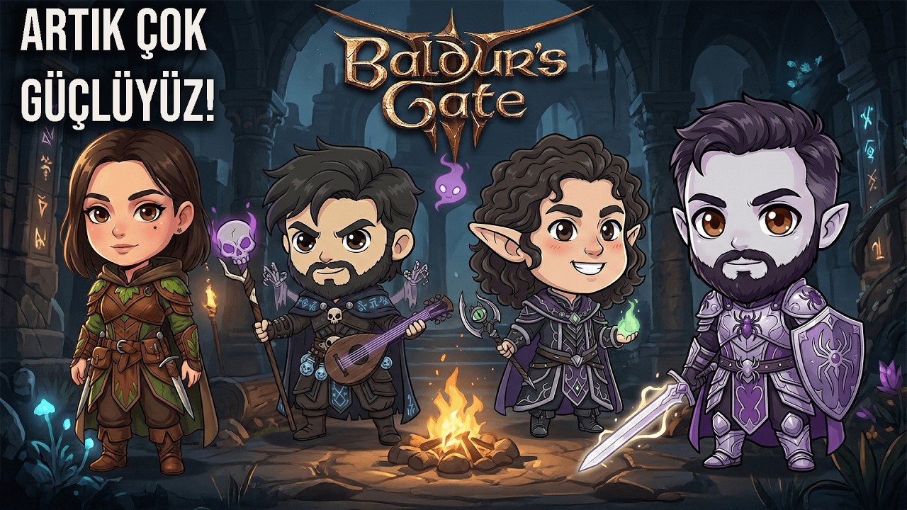 Baldur’s Gate 3 Türkçe Eşli: Canavar Delirdi! Seviye 5 Olduk, Ortalık Karıştı | Bölüm 15