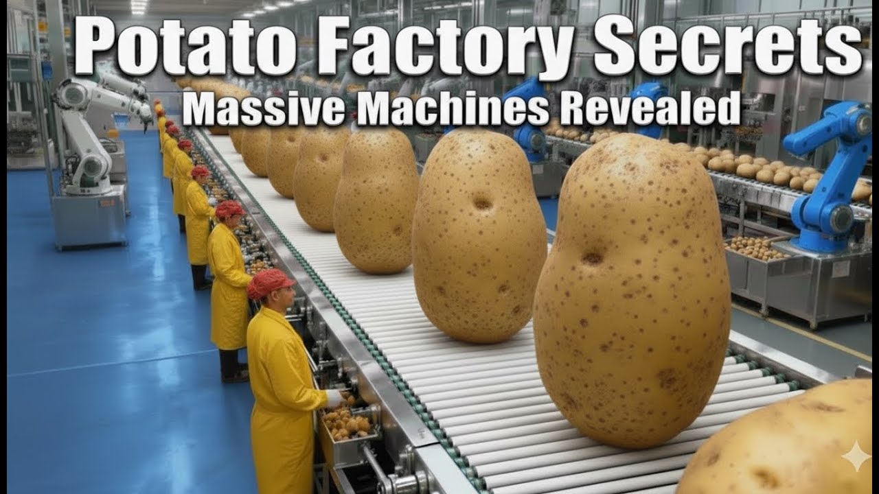 Inside USA's Giant Potato Chip Factory | Automated Production of Millions of Chips Daily