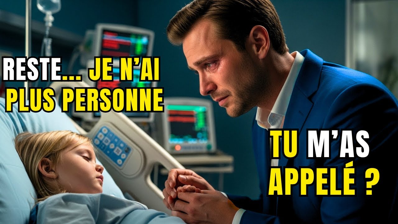 Le milliardaire reçut un appel à 2AM — il y alla quand même, et la pauvre fille murmura  « Reste. »