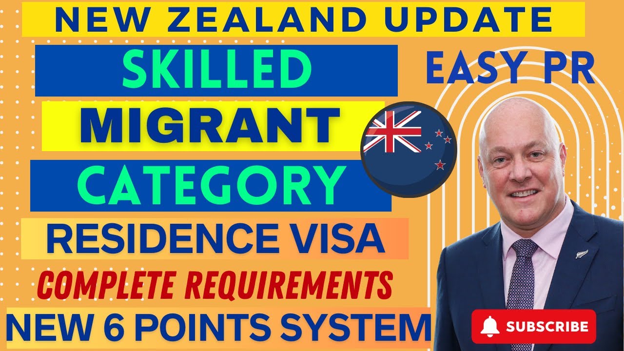 Skilled Migrant Category Resident Visa - New Zealand 6 Point System