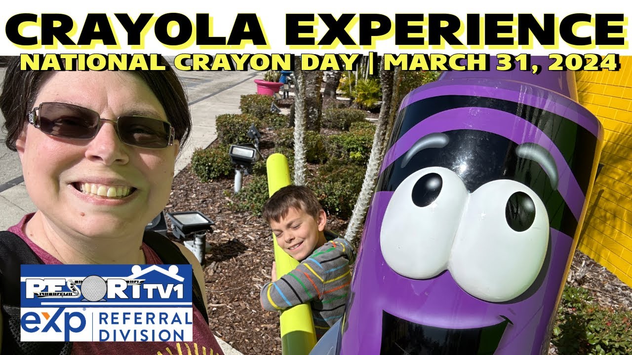 Crayola Experience Orlando | National Crayon Day | March 31, 2024 | Florida Mall