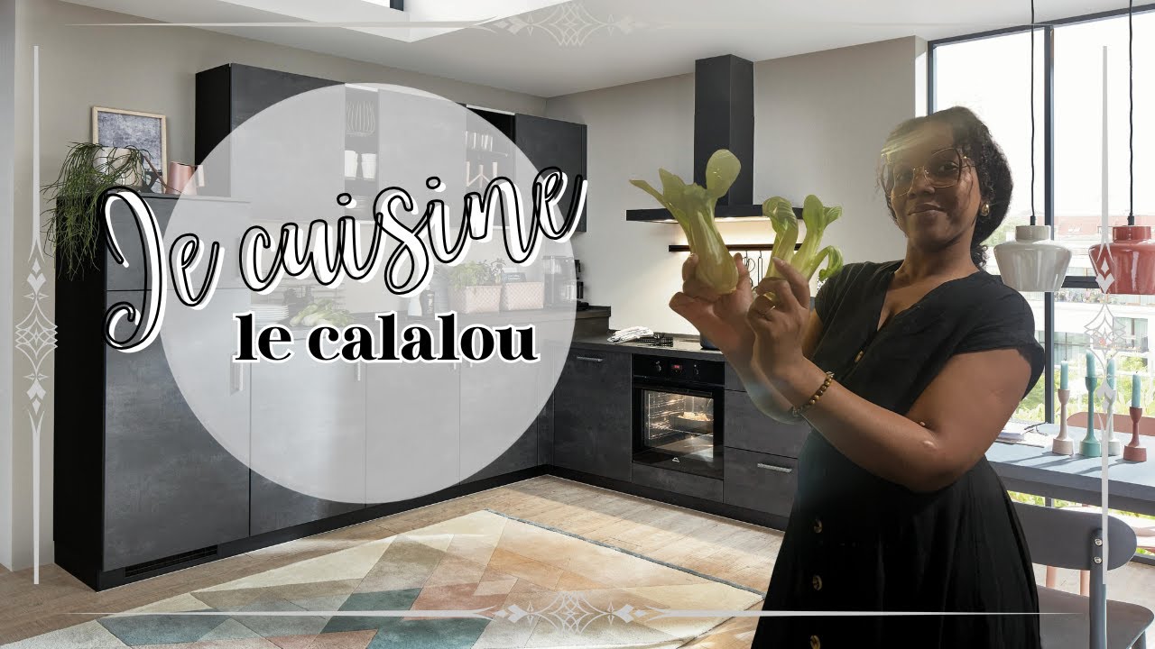 Je te montre comment je cuisine le calalou.