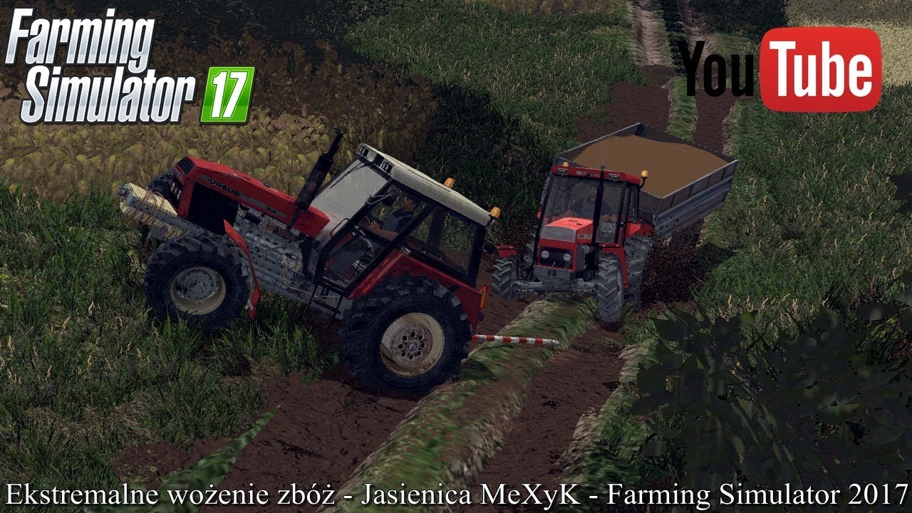 ☆ Ekstremalne wożenie zbóż ☆ Jasienica MeXyK ㋡ Farming Simulator 2017