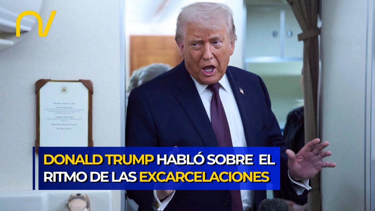 Donald Trump reacciona sobre las excarcelaciones en Venezuela