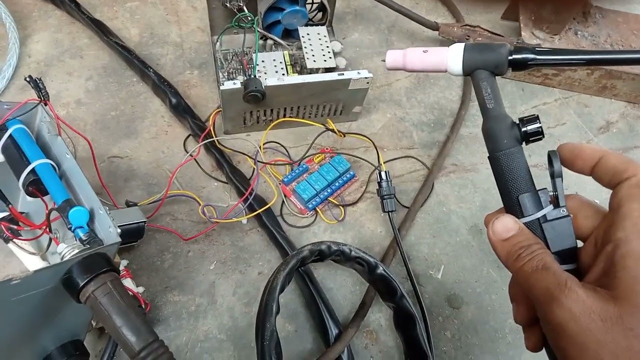 buat mesin las biasa jadi mesin las Argon otomatis