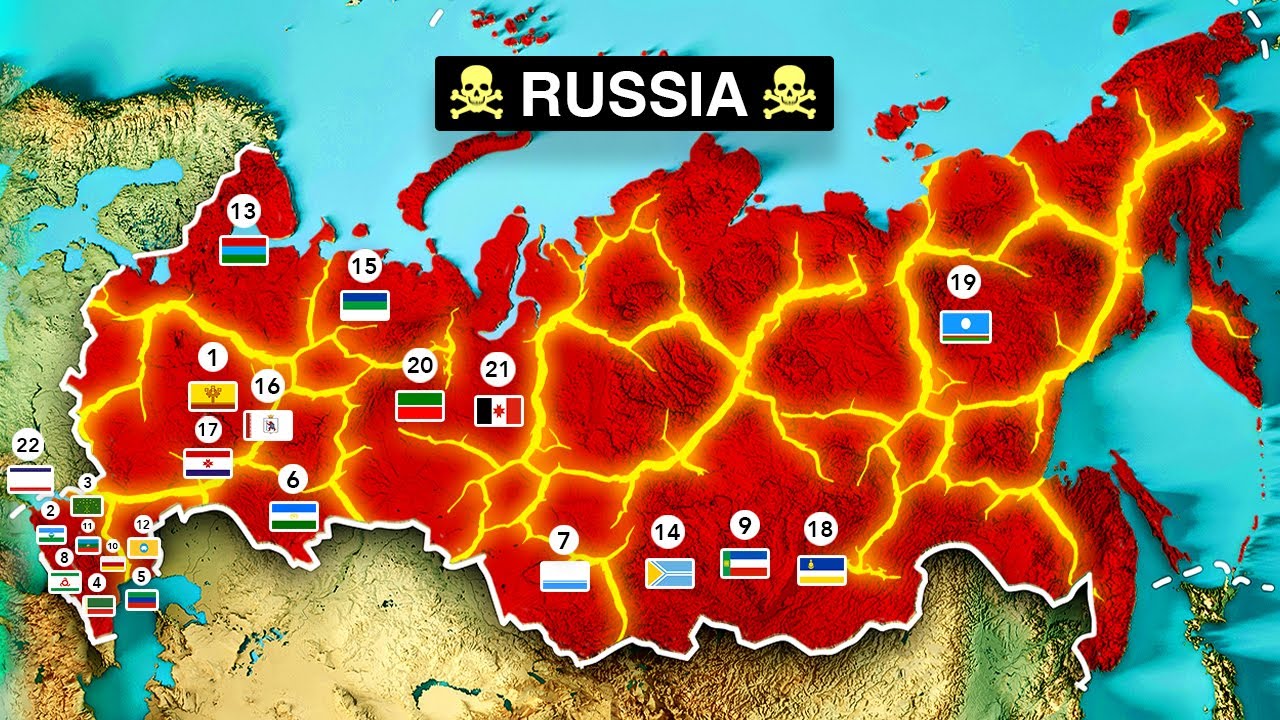 Почему Россия скрывает 22 страны внутри своих границ!!
