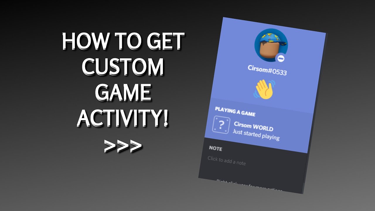 How TO GET A CUSTOM 