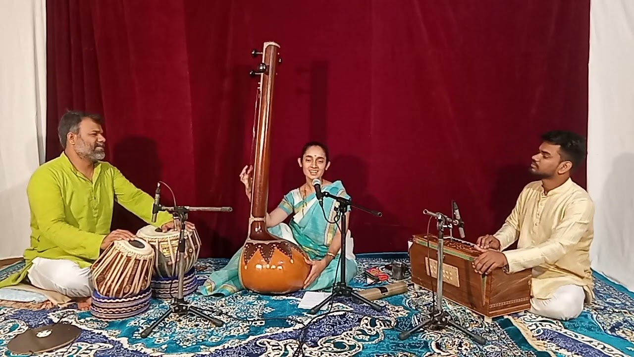 VEENA MOPKAR SINGING RAGA JAUNPURI AND GAUD SARANG CURATED BY MIHIR THAKORE