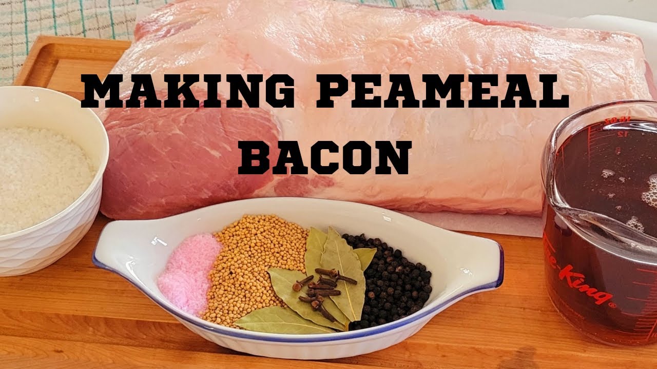 Making Peameal Bacon!