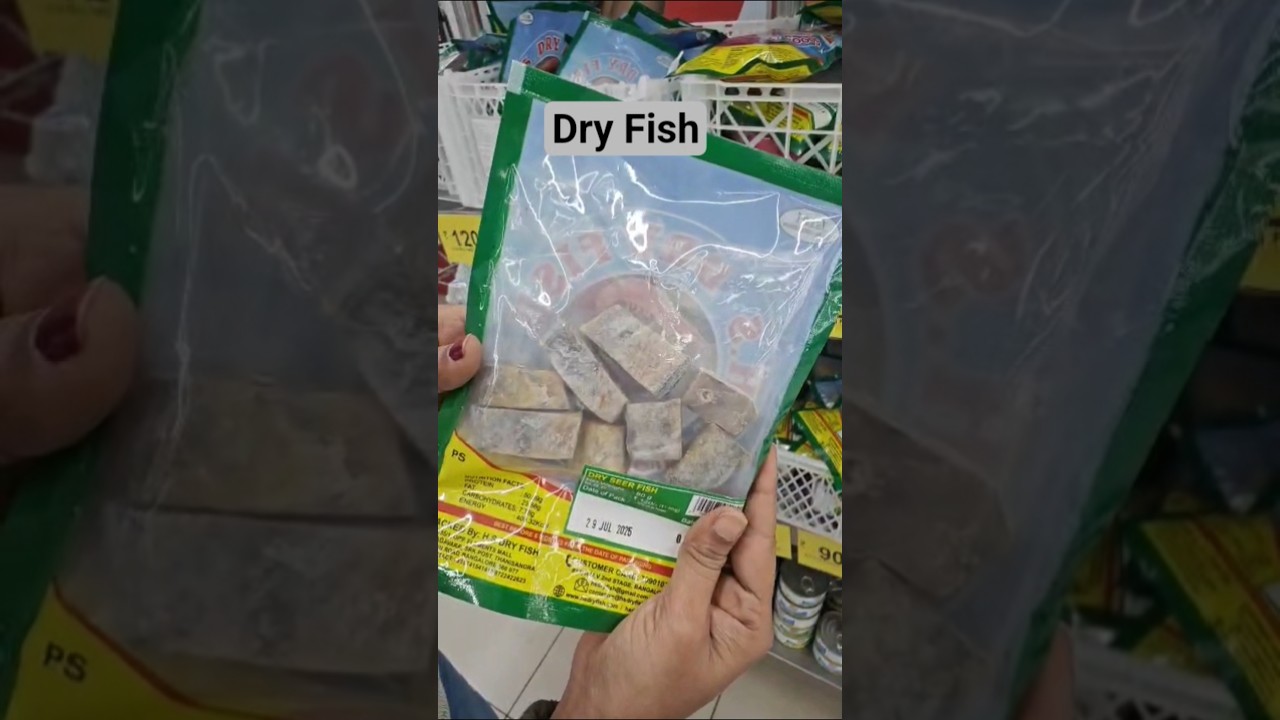 Dry Fish Varieties in Spar😱 #fish #dryfish #shorts #ytshorts #viral #trending #shop #food