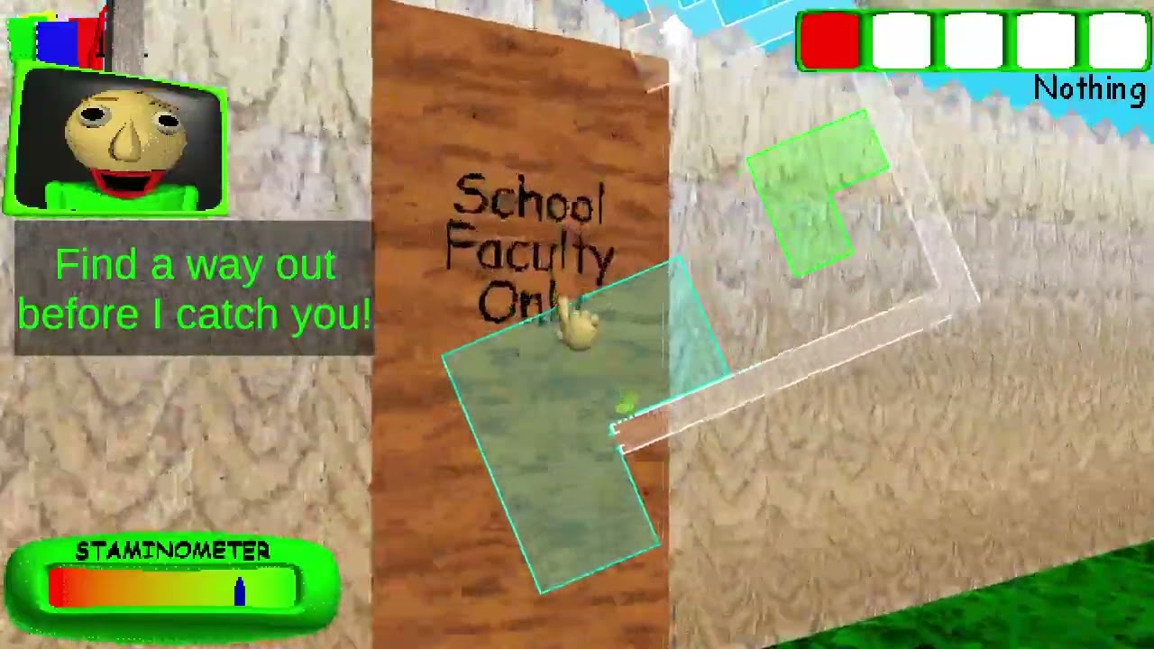 Playing around with Baldis Basics Plus Level Studio!