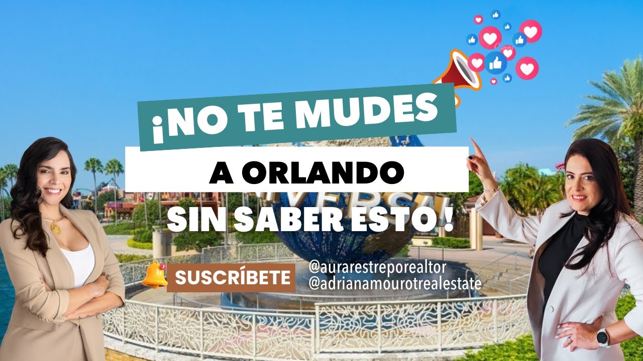 &iquest; C&oacute;mo es vivir en ORLANDO Florida ? No te mudes sin antes ver este video 😳🏠