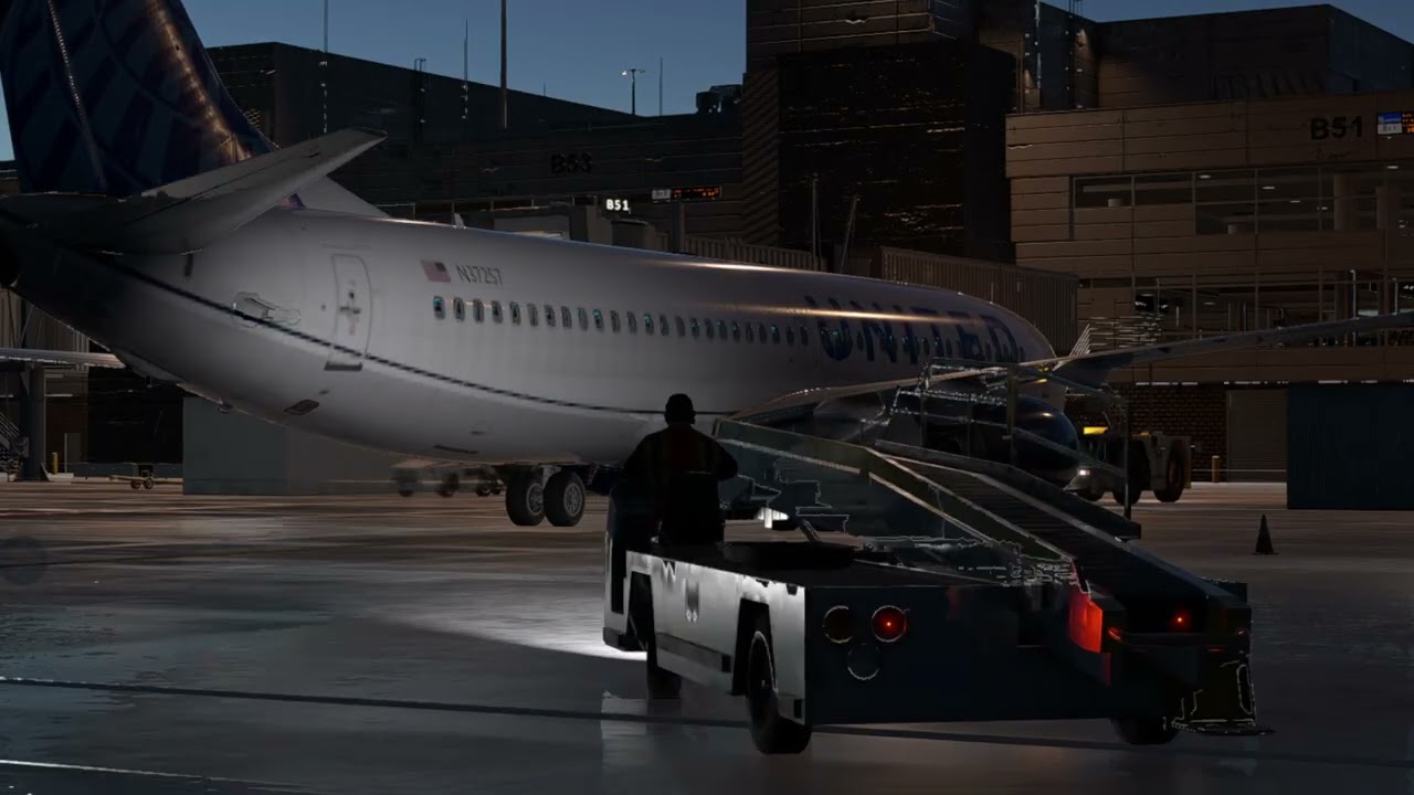 XPLANE 12.3 DEPARTURE UNITED 1196 B737-800 FROM ICAO:KDEN (DENVER) TO ICAO:KMLD MELBORNE FLORIDA.