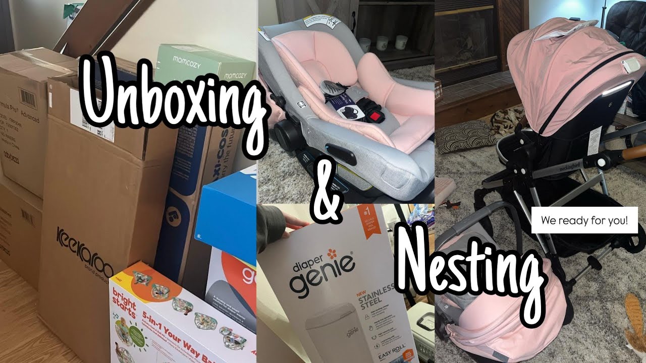 35 & 36 Week Unboxing & Nesting * First Pregnancy *