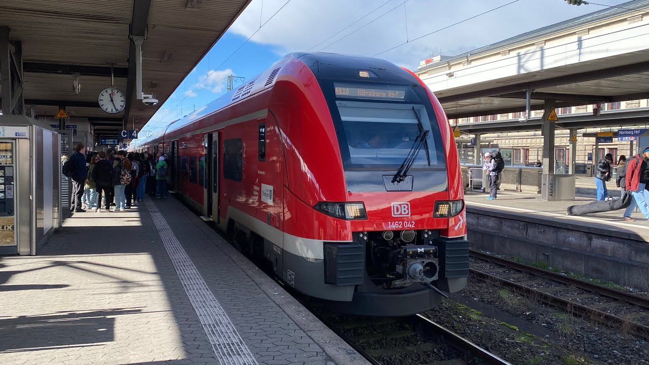 Im FTX Desiro HC Br 1462 als RE14 von Hirschaid nach Nürnberg Hbf mit SOUND und Vollgas 160 km/h