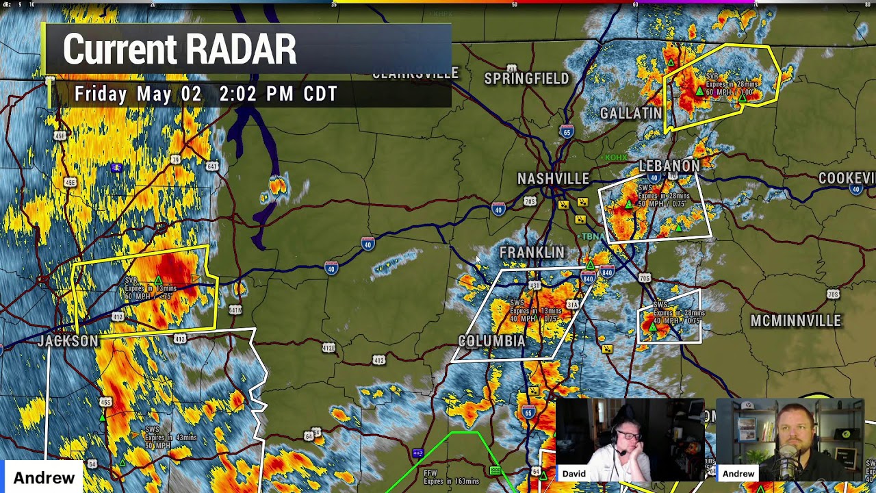 Storm Coverage for May 2, 2025