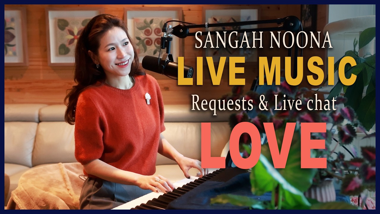 🔴LIVE Piano (Vocal) Music From Korea with Sangah Noona! 2/14
