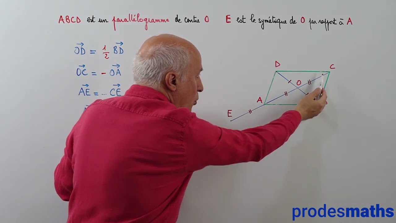 Seconde - Vecteurs et opérations - Produit d'un vecteur par un réel  - Exercices