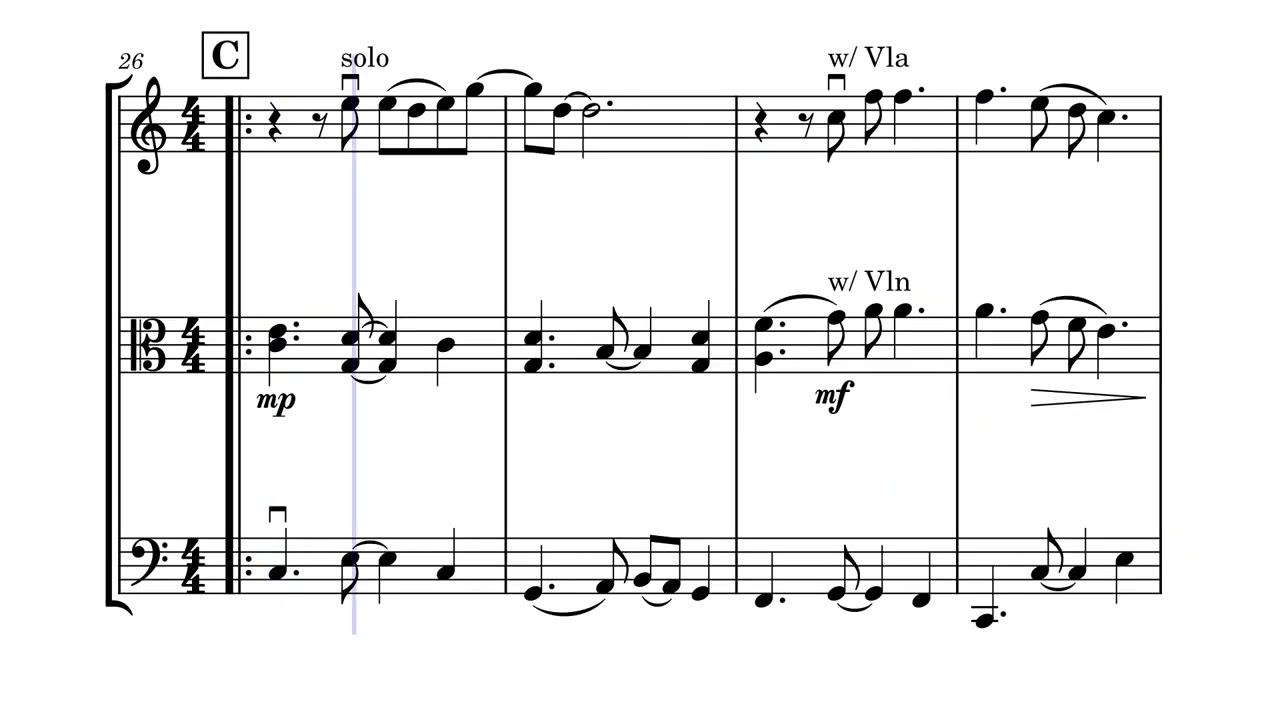 How Long Will I Love You for String Trio arr. Krista Broadway Swider