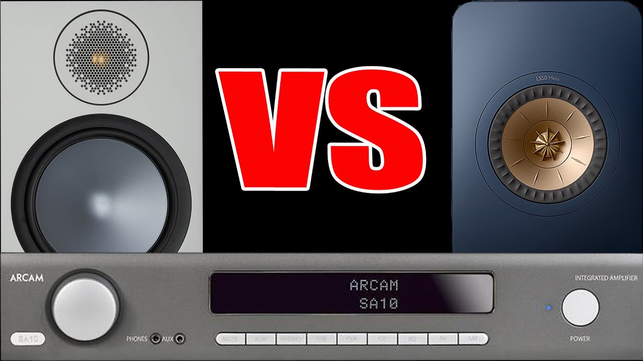 [Sound Battle] KEF LS50 META vs Monitor Audio Bronze 100 Bookshelf Speakers w/Arcam SA10 Amplifier
