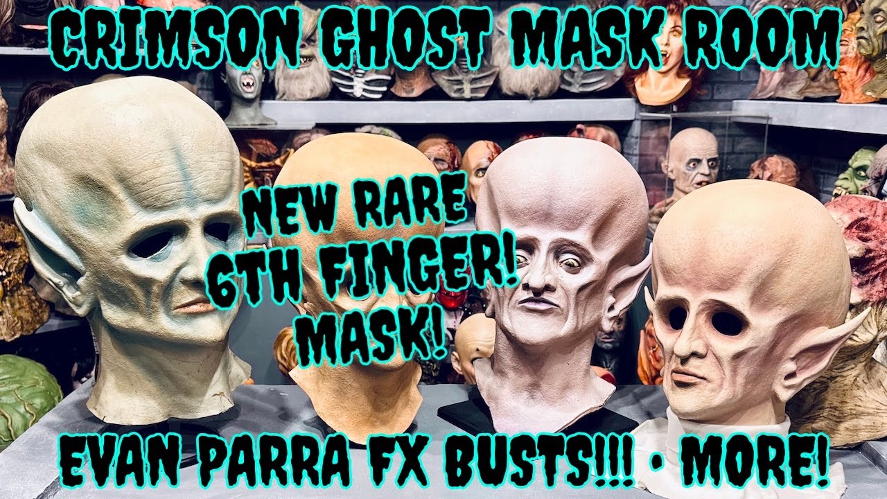 Crimson Ghost Mask Room ~ Amazing New SIXTH FINGER ALIEN • EVAN PARRA PATRICK BATEMAN • RZFX !