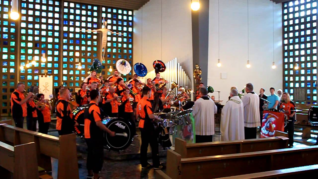 Guggenmusik Meenzer Nodequetscher am 14.7.2012 in der Kirche in Mainz-Mombach