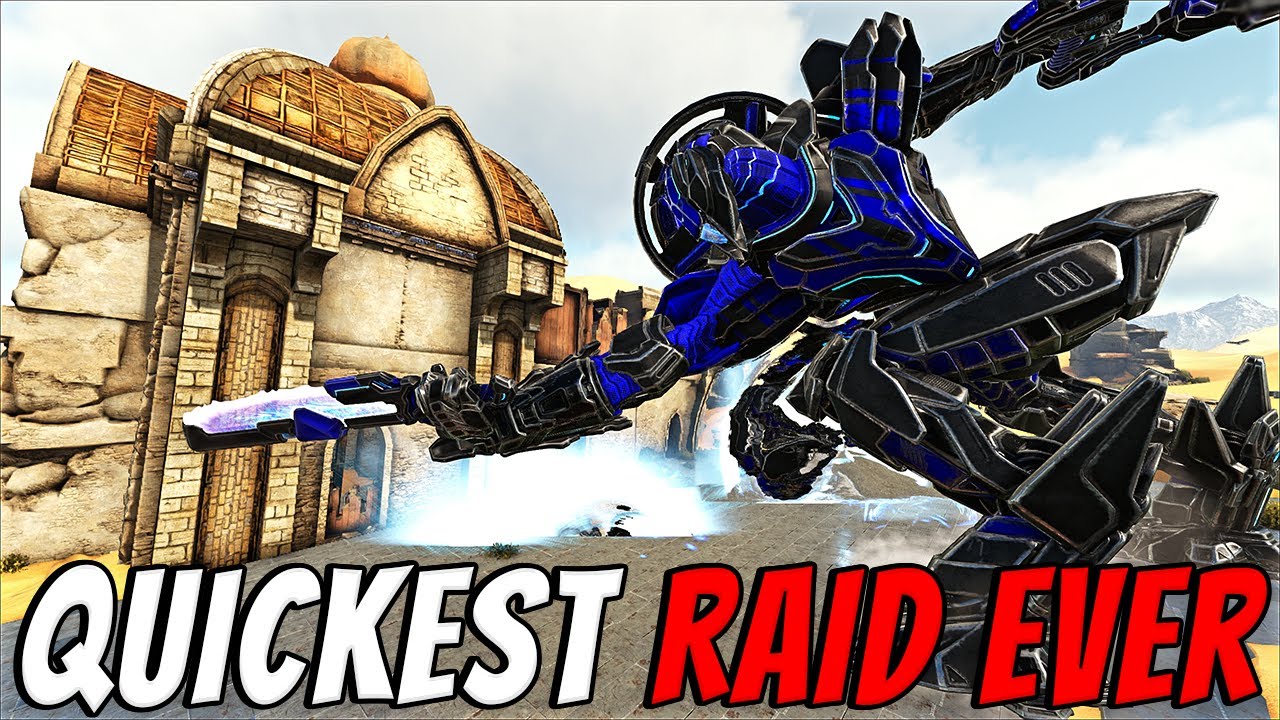 How A 50,000 HOUR Tribe Raids Church Cave In 2 HOURS - Ark