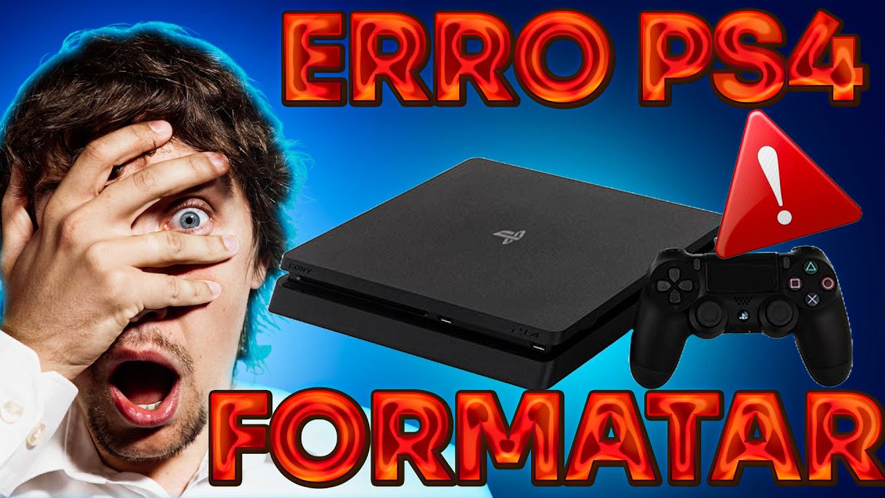 COMO REINSTALAR O SISTEMA NO PS4 SLIM, ERRO CE-34878-0, ERRO CE-33383-0, ERRO, COMO FORMATAR PS4