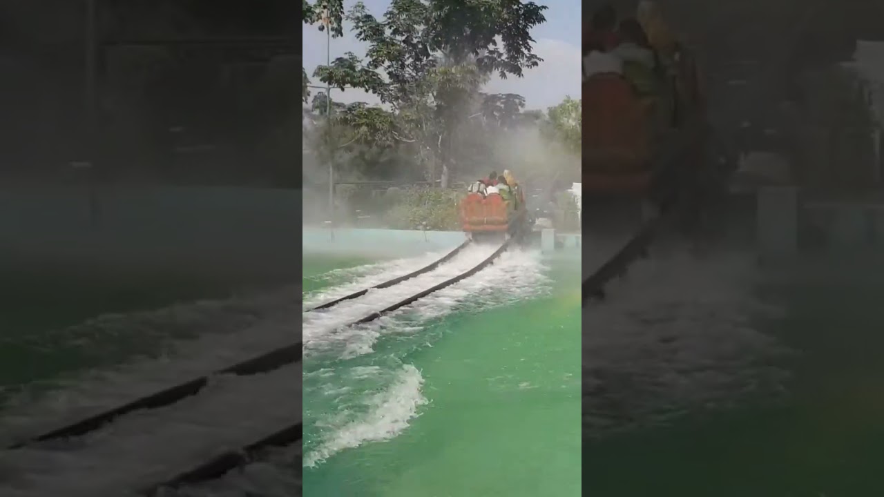 Amazing Water Slid Ride 💦 |Tirupati Rusivan Adventures Park Vijaynagar 😲#shorts #viralshorts