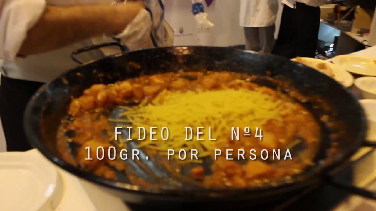 FIDEUÁ DE GANDÍA EN FITUR POR CHEF AMADEO (RECETAS)