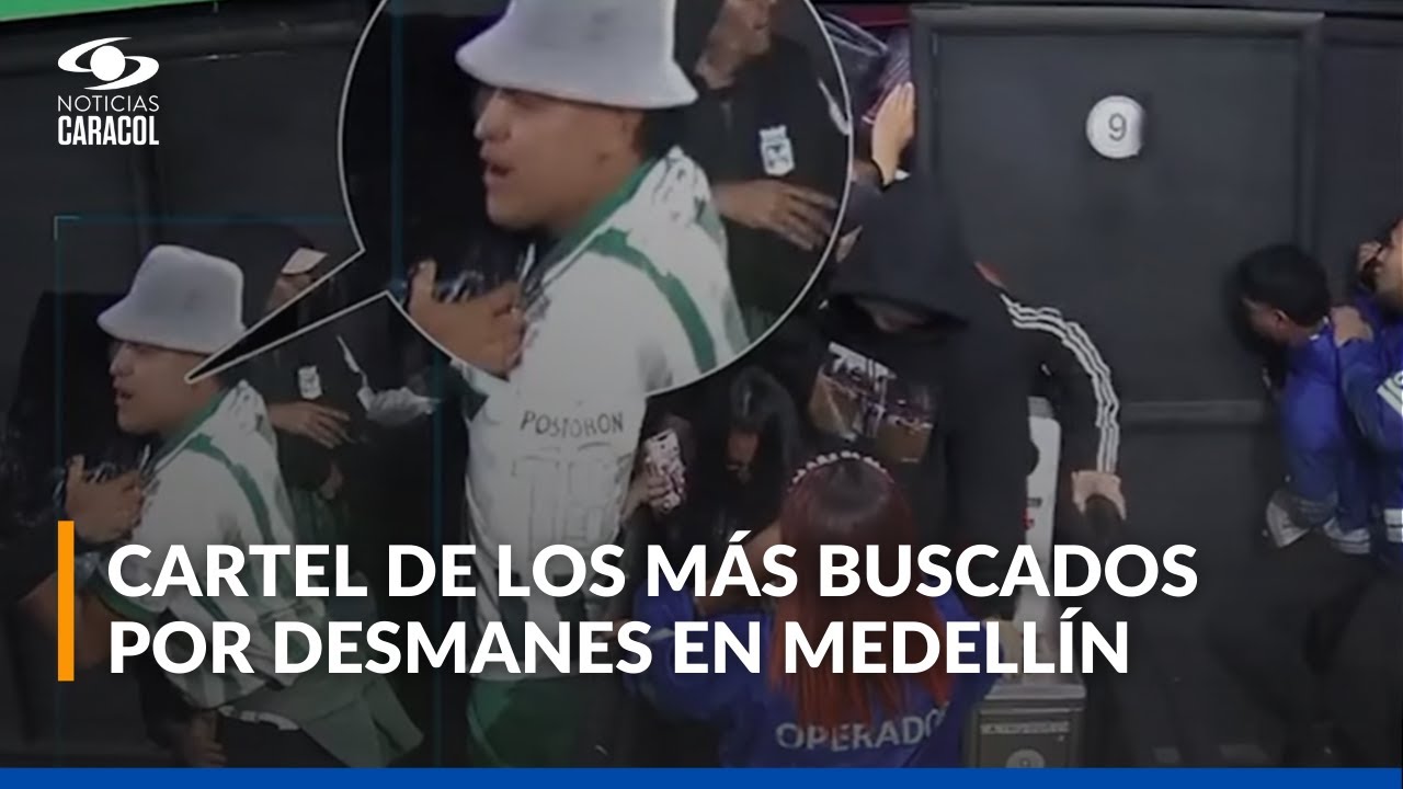 Revelan videos y rostros de los hinchas de Medellín y Nacional que provocaron desmanes en el estadio