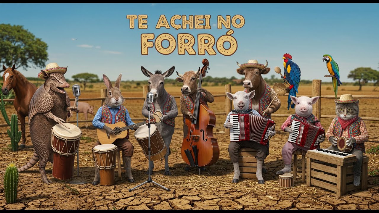 Animais na Festa Junina: Zebra mete a baqueta no forr&oacute; e levanta poeira! 🦓🥁