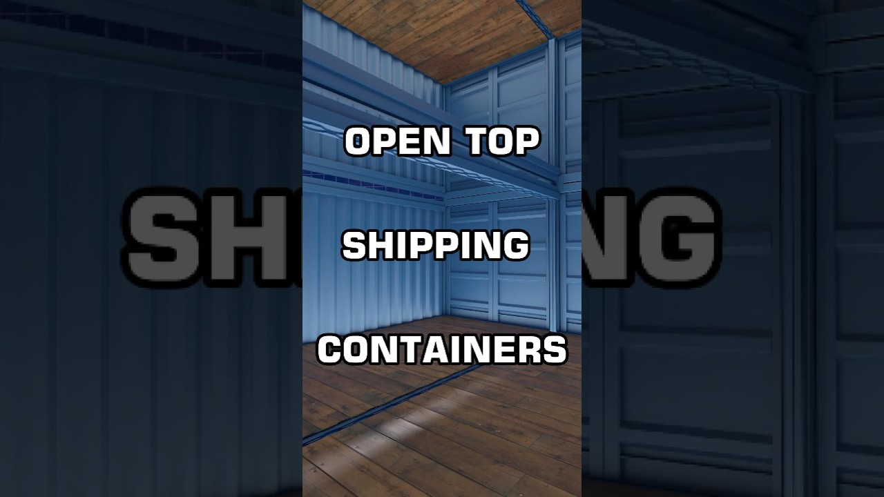 Use Open Top Shipping Containers For Your Container Mod!  #diy #construction #container