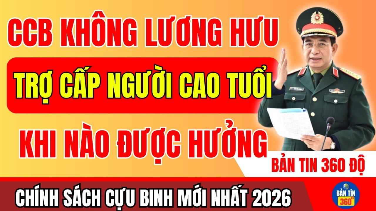 CCB KHÔNG CÓ LƯƠNG HƯU – KHI NÀO ĐƯỢC XÉT, HƯỞNG TRỢ CẤP NGƯỜI CAO TUỔI THEO QUY ĐỊNH?