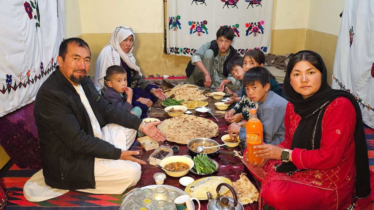 اشپزی مادر سهیلا قورمه پلو 🩷🩷برای افطاری ما 