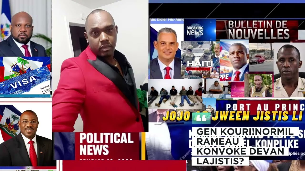VAN VIRE! NORMIL RAMEAU KONVOKE DEVAN LAJISTIS/SMITH AUJUSTIN NAN KACHE/PLIZYE BANDI TONBE SAVYEN