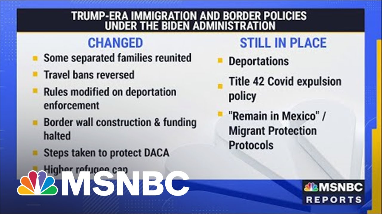 Immigration Reform And Border Policy, A Year Into Biden's Presidency