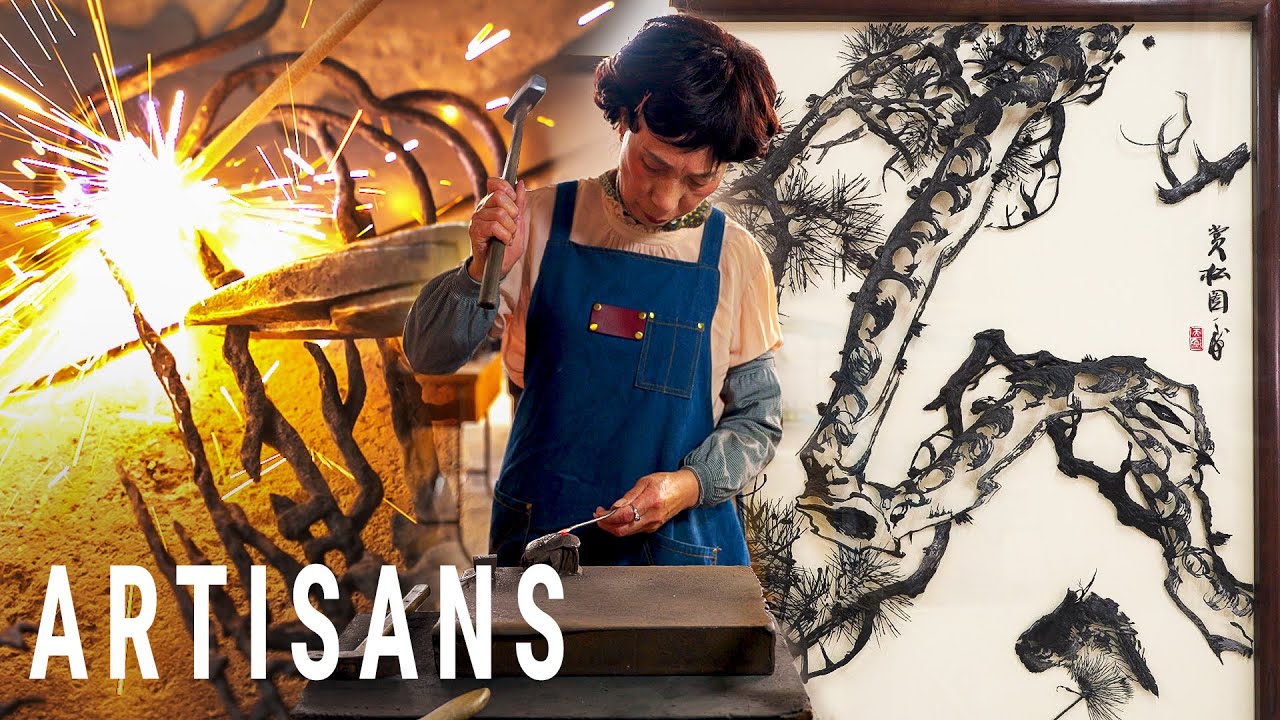 Veteran Artist Uses Iron to Make Breathtaking 3D Paintings | Artisans E6