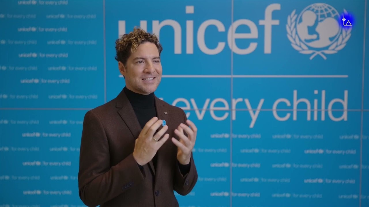 David Bisbal embajador de UNICEF España