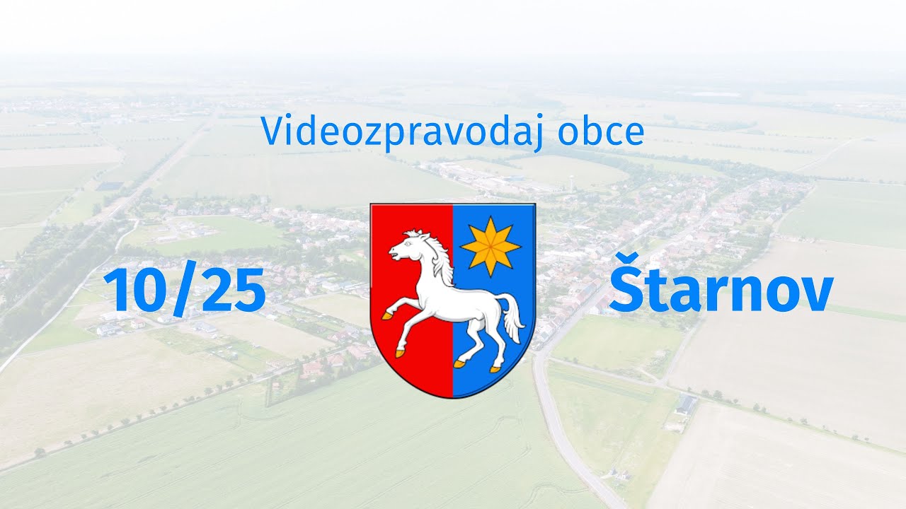 Videozpravodaj obce Štarnov | říjen 2025