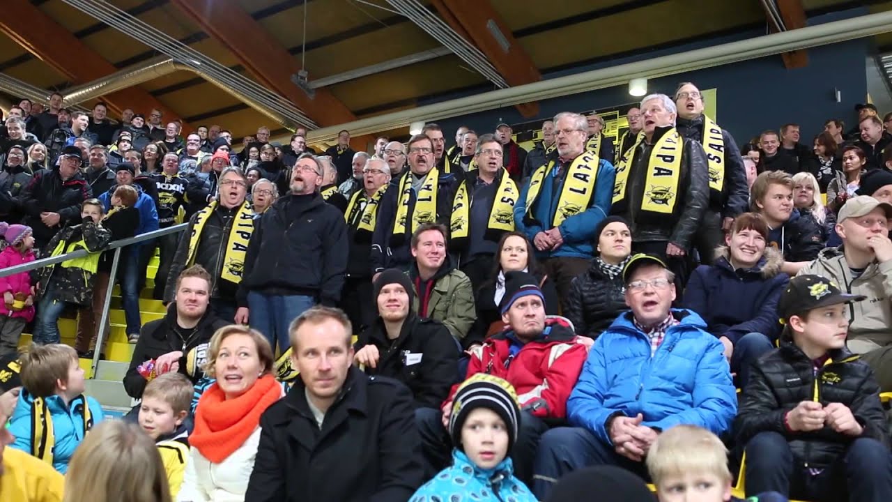 17.1.2015 SaiPa - Pelicans ottelussa tapahtunut flashmob