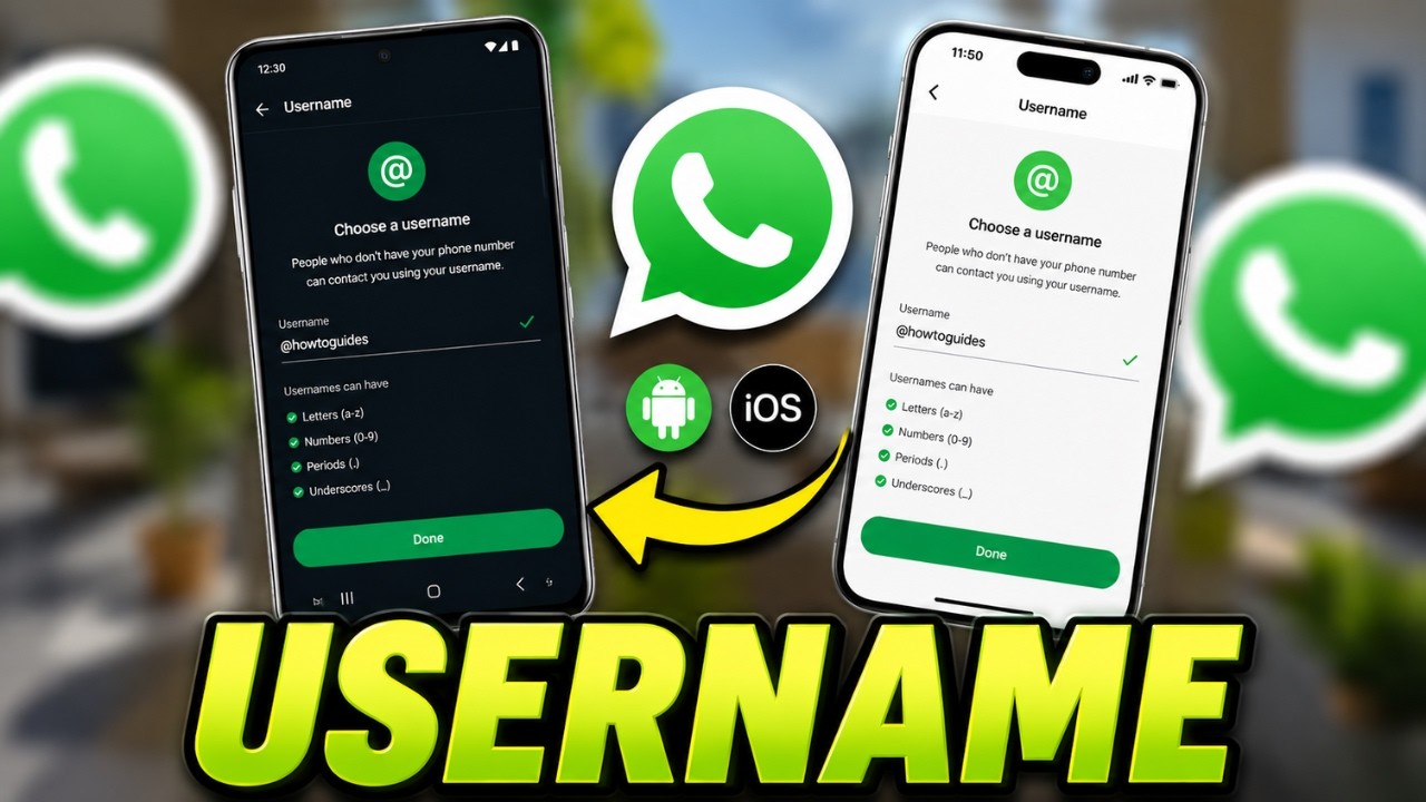 Новая функция | Как создать и зарезервировать имя пользователя в WhatsApp на Android/iPhone &mdash; пос...