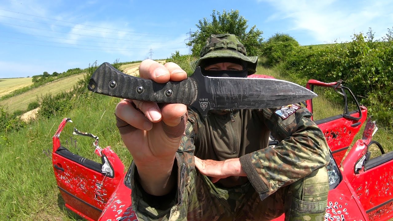 TOPS SZABO EXPRESS SINGLE EDGED - KNIFE DESTRUCTION TEST - UNTIL IT BREAKS @TOPSKnivesofficial